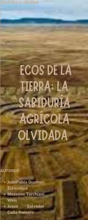 Técnicas Ancestrales De El Perú (1)