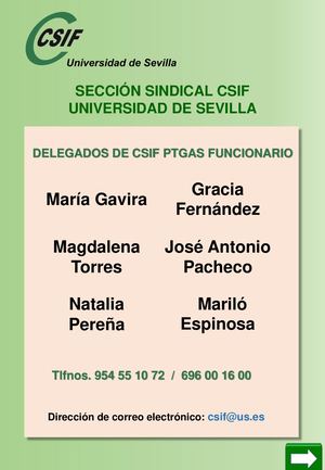 Contacto CSIF PTGAS US