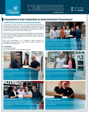 Amossois du 25 septembre 2024