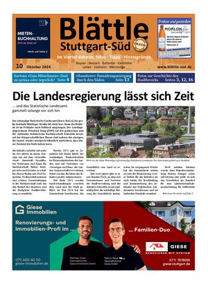 Blättle Stuttgart-Süd 10/2024