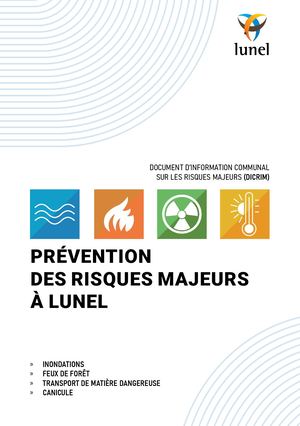 DOCUMENT D’INFORMATION COMMUNAL SUR LES RISQUES MAJEURS (DICRIM)