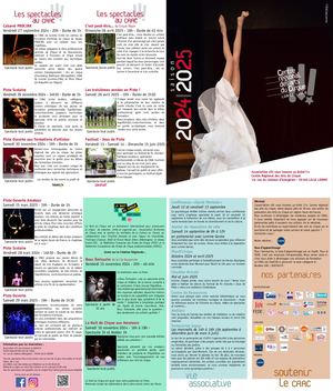 Plaquette De Saison 2024 2025 Crac De Lomme