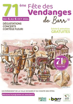 Programme FETE DES VENDANGES Barr 2024