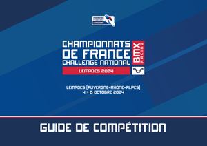 Guide De Compétition Cdf Bmx Racing 2024