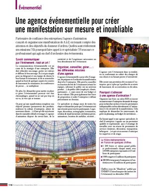 Entreprendre Dossier Evenementielle