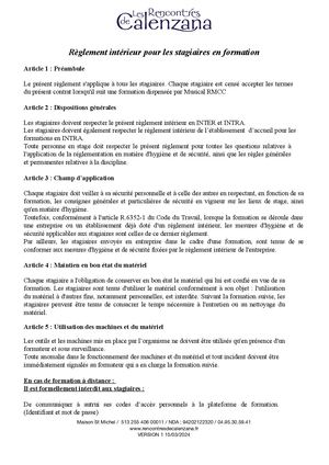9 Règlement Intérieur