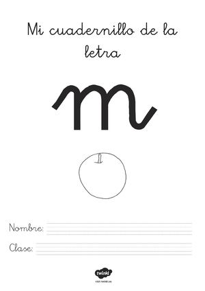 Es L 185 Cuadernillo De Lecto La Letra M Letra Ligada Ver 1