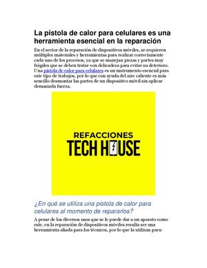 La Pistola De Calor Para Celulares Es Una Herramienta Esencial En La Reparación