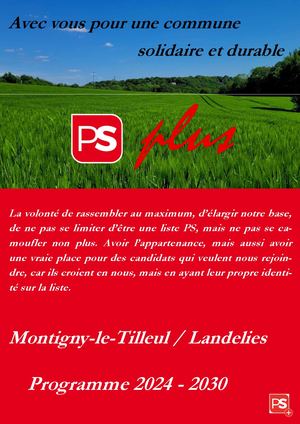 Programme 2024 - 2030 - MLT - PS+