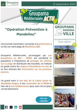 Actu Opération Prévention à Mandelieu 13092024
