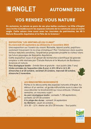 Izadia, programme de l'automne 2024