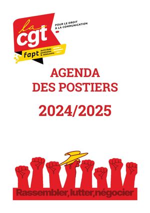 Agenda Des Postiers CGT FAPT - 2024/25