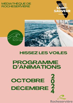 Programme médiathèque Rocheservière Oct Dec 24