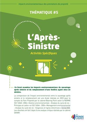 Livret L'après Sinistre