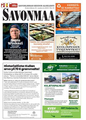 Savonmaa 39 25.9.2024