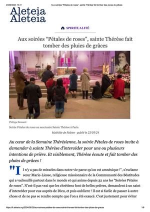 Article Aleteia Pétales De Roses