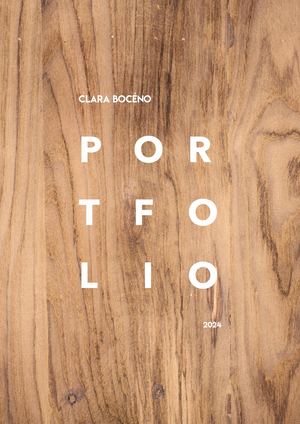 Portfolio Clara Bocéno
