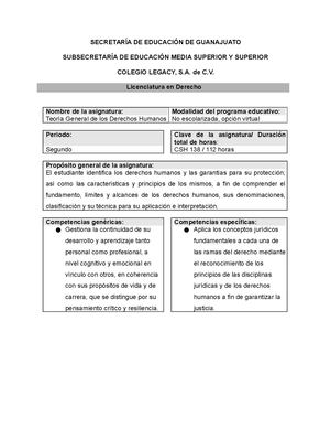 CSH-138 2024 carta descriptiva