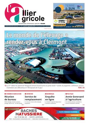 N°1498 L'ALLIER AGRICOLE