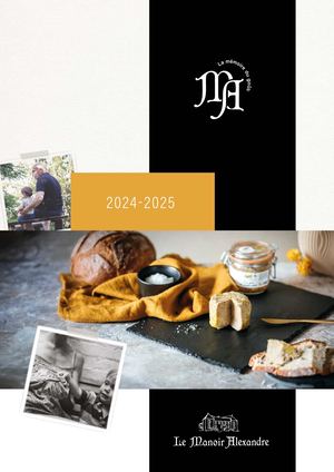 Manoir Alexandre Catalogue Tarifs 2024 2025