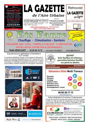 La Gazette de l'Aire Urbaine N°175