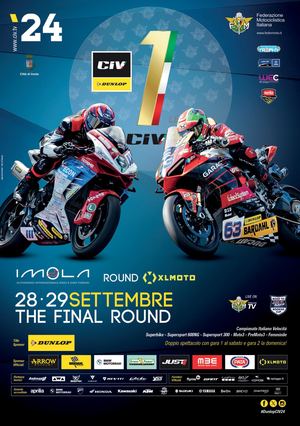 Program Dunlop CIV 2024 Round 6 XLMOTO Imola