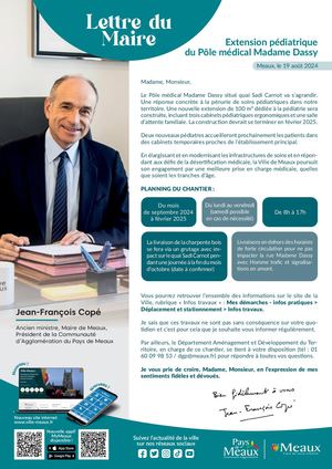 Lettre Riverain Dassy