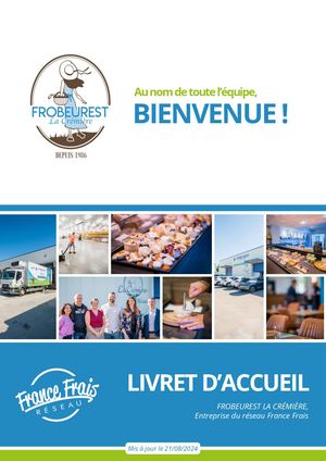 Livret D'accueil Frobeurest La Crémière
