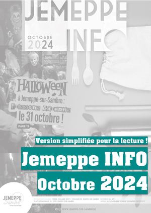 JEMEPPE INFO - OCTOBRE 2024 -  VERSION SIMPLIFIEE POUR LA LECTURE