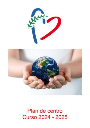 Plan De Centro 2024 25