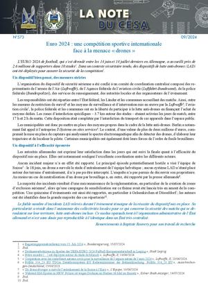 LA NOTE DU CESA N°573
