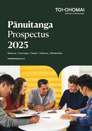 Toi Ohomai Domestic Prospectus 2025