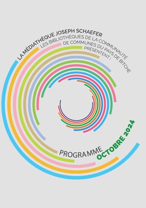 Programme Octobre 2024 / Médiathèque Joseph Schaefer