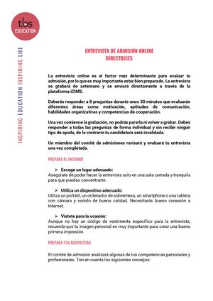 BCN_BIM_Interview guidelines_SPA