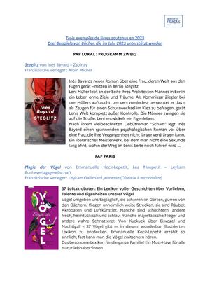 Bucher Von If Gefoerdert 2023