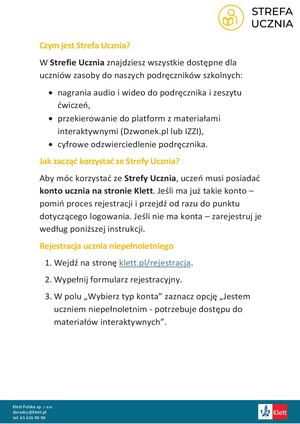 Strefa Ucznia - Instrukcja