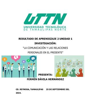 La Comunicación Y Las Relaciones Personales En El Presente