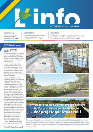 L'Info 468 - octobre 2024