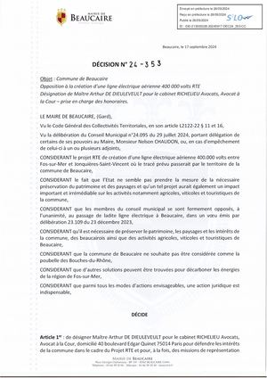 Parution Des Actes Administratifs (Décisions) D'aujourd'hui (9)