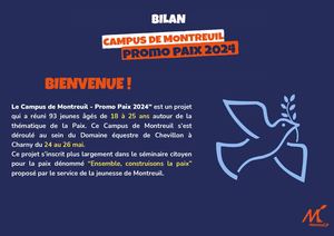 Propositions du Campus Paix 2024