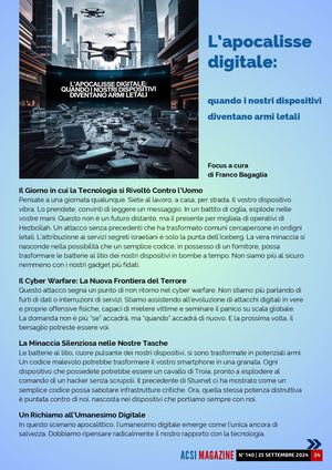 L’Apocalisse Digitale: Quando i Nostri Dispositivi Diventano Armi Letali