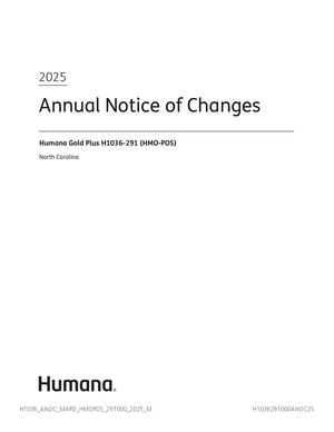 Humana Gold - Annual Notice of Change 2025