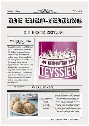 Journal Allemand N°01 - Septembre 2024