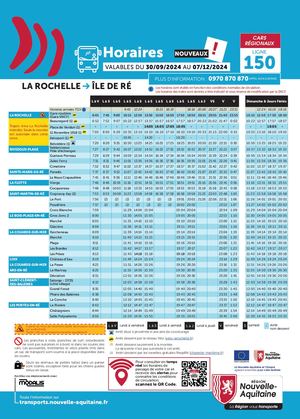 Ligne 150 Du 30092024 Au 07122024