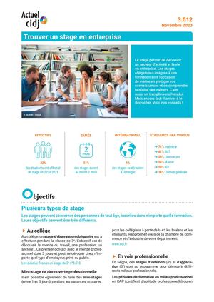 Trouver Un Stage En Entreprise