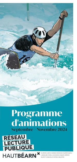 Programme animations Réseau Lecture Automne 2024