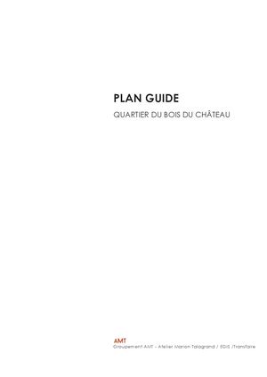 Plan guide du projet urbain : dossier