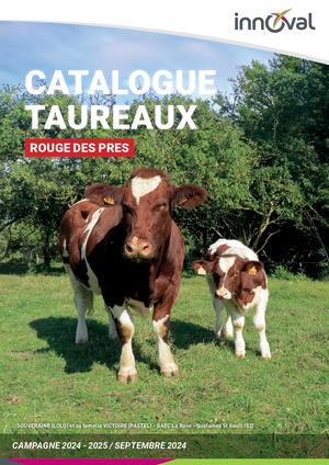 Catalogue Taureaux - Rouge des prés - Sept 2024