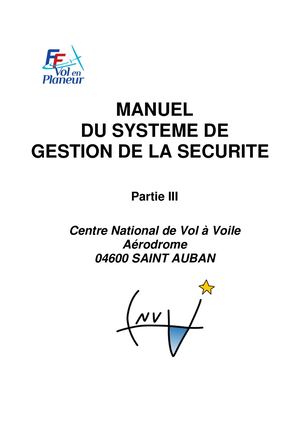 Cnvv Ato Partie Iii Manuel Sgs Ed05 Janvier 2022