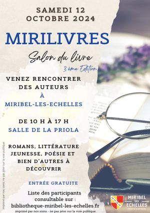Plaquette Mirilivres 2024